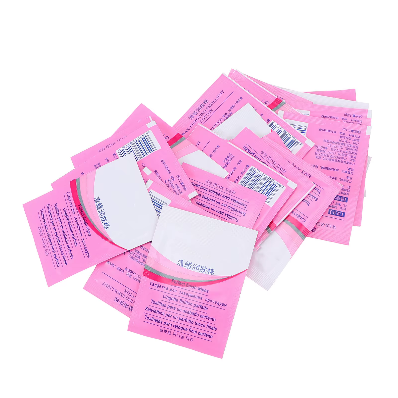 20 lingettes hydratantes pour l'épilation