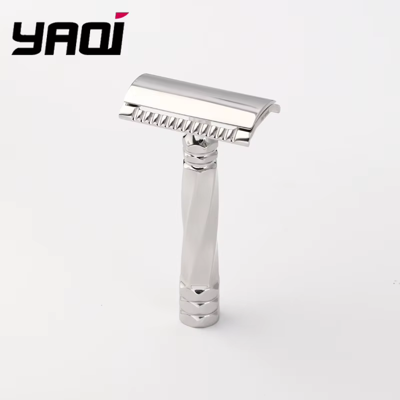 Nouveauté 2026 ! Rasoir de sécurité YAQI Cerberus en acier inoxydable - Lame de 0