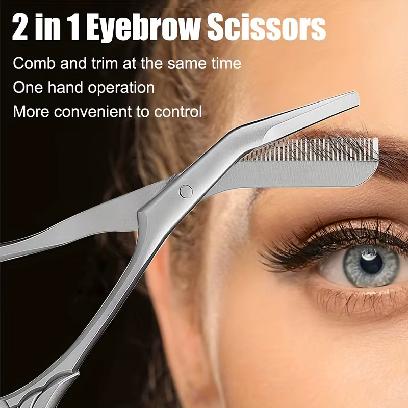 Ciseaux à sourcils pour hommes et femmes