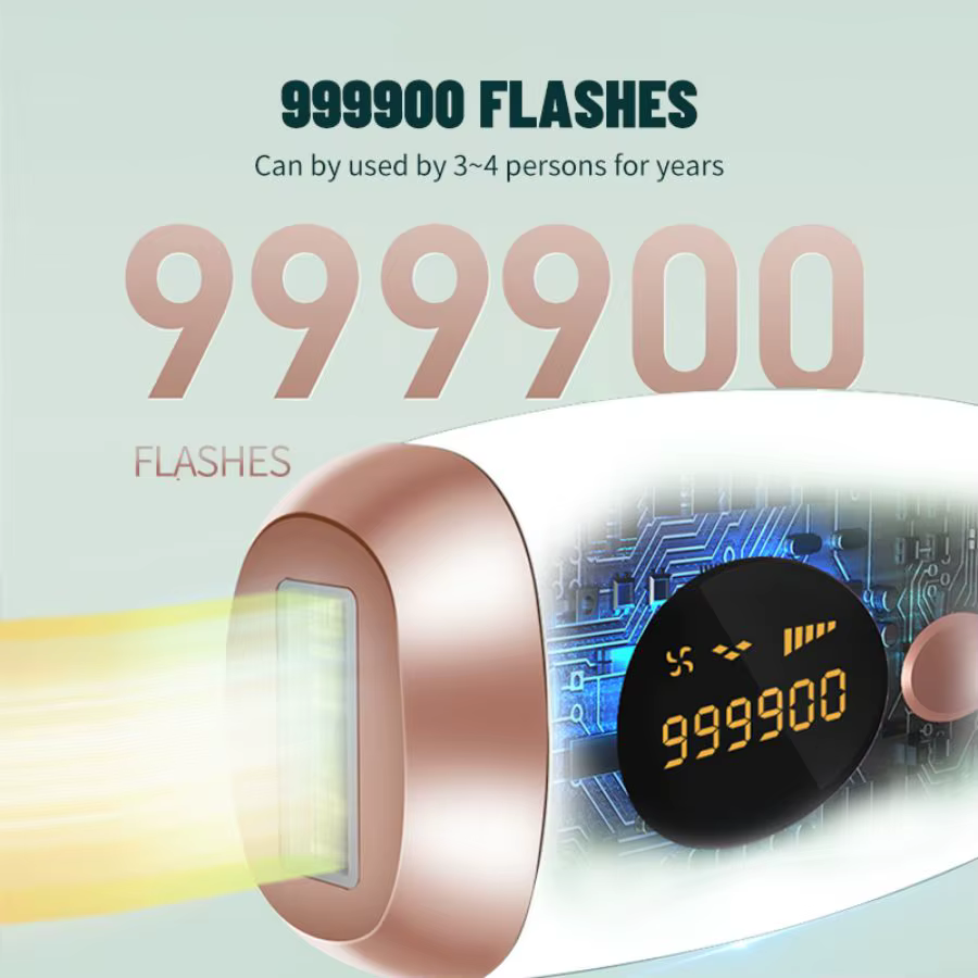 Épilateur laser portable 999 900 flashs