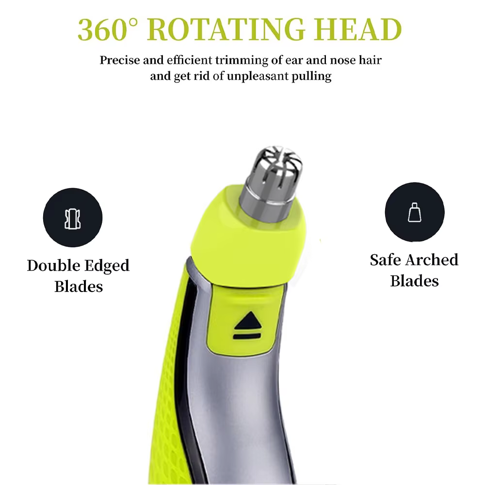 Têtes de rechange pour tondeuse à poils de nez Brangdy, pour rasoir Philips OneBlade QP2520 QP2630 QP6520 QP6530, lame à double tranchant lavable