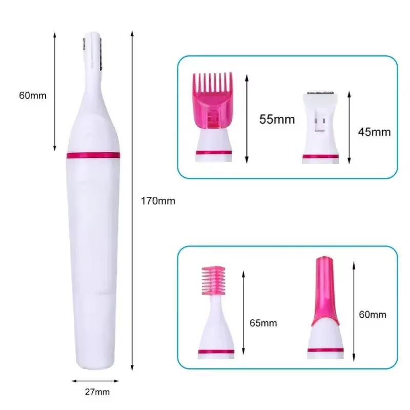 5 en 1 ensemble femmes épilateur femme rasoir de sourcils dame