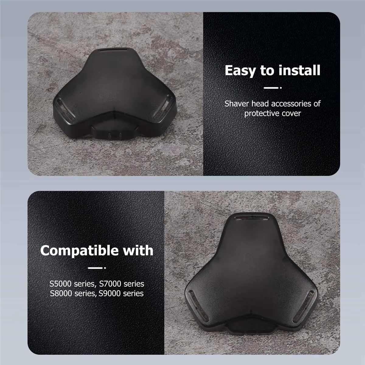 Couvercle de capuchon de protection de tête de rechange pour rasoir Philips