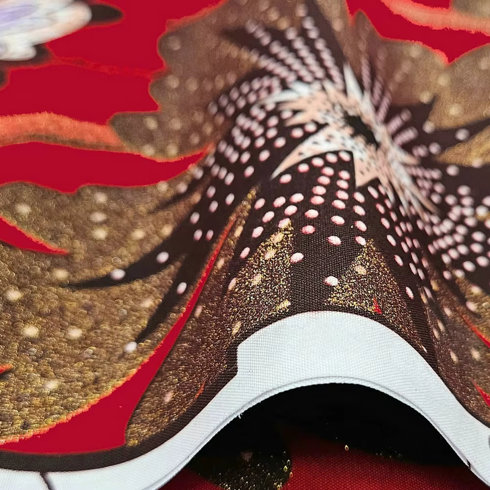 Tissu en cire doré de qualité supérieure avec paillettes, tissu imprimé 100% polyester, pour la confection de vêtements, les loisirs créatifs, les mariages et la décoration de fêtes