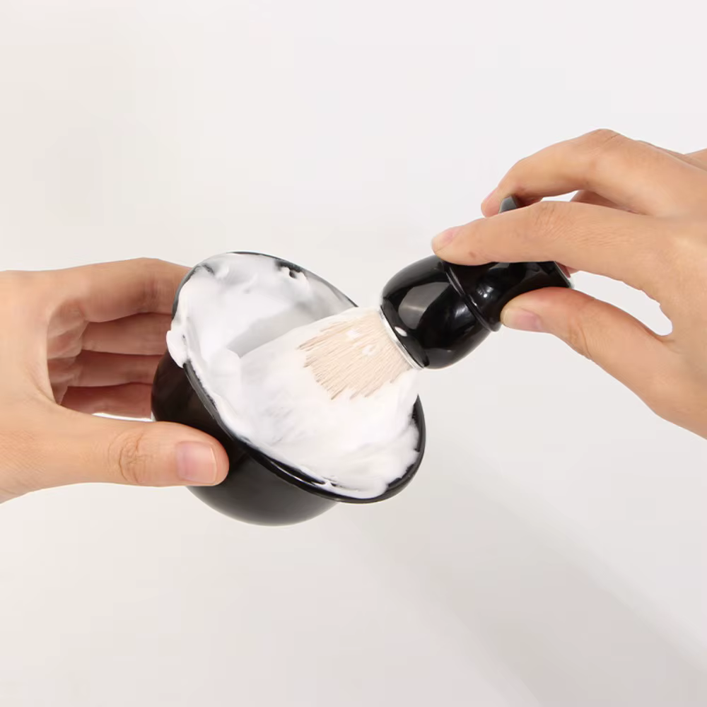 Ensemble de 3 brosses à raser professionnelles