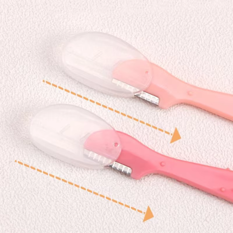 2/35 pièces Lames de rasoir portables pour sourcils et visage