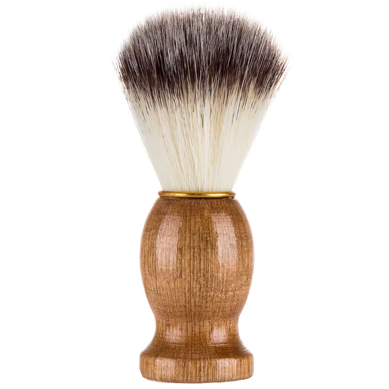 Brosse à cheveux de blaireau naturel pour hommes