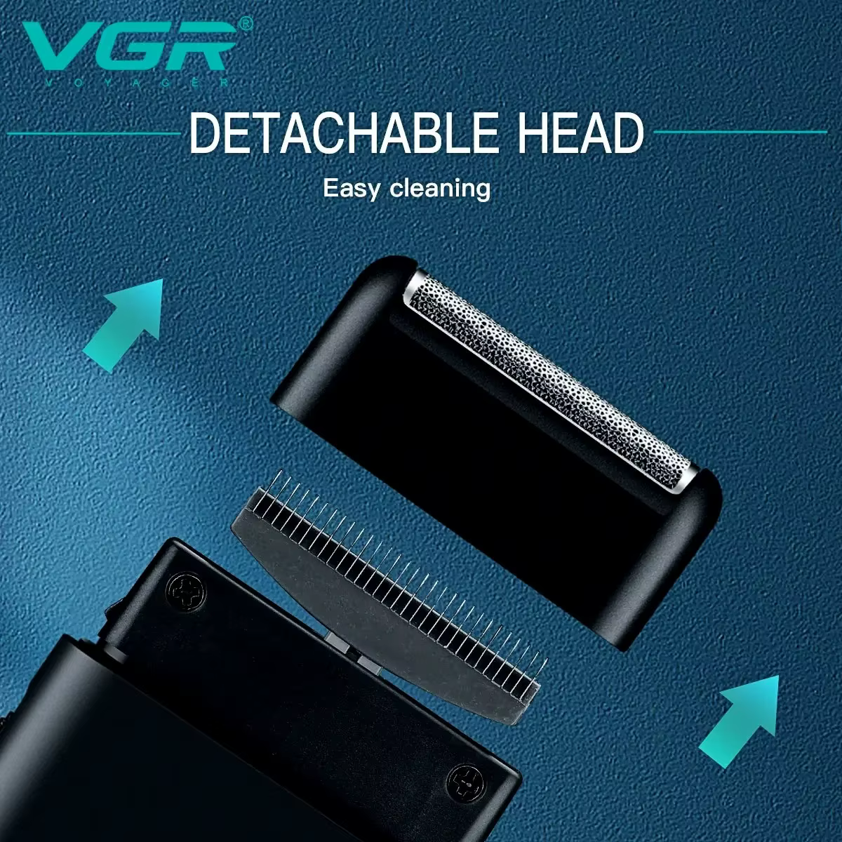 VGR Rasoir homme électrique Tondeuse barbe
