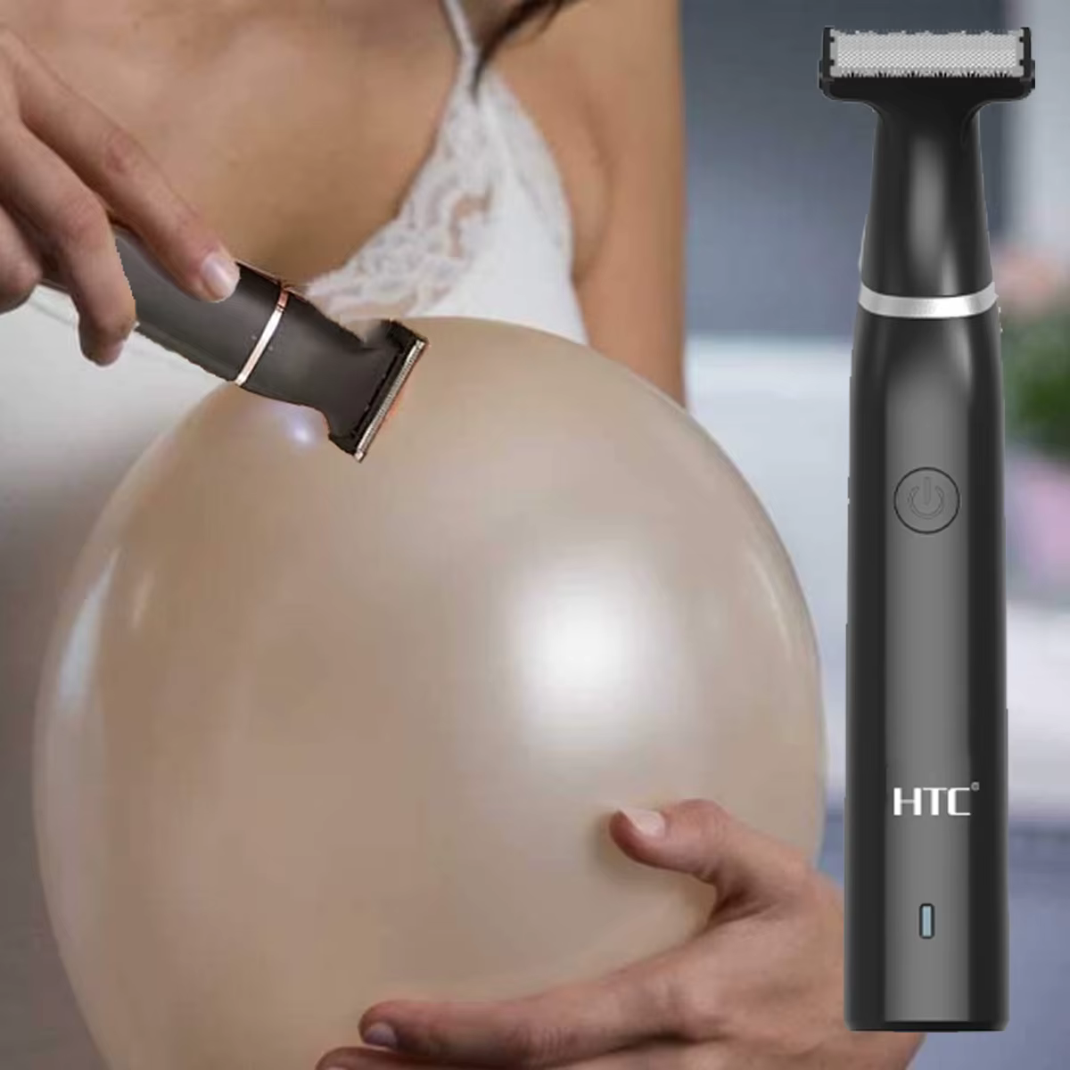 HTC hommes électrique aine tondeuse pubienne