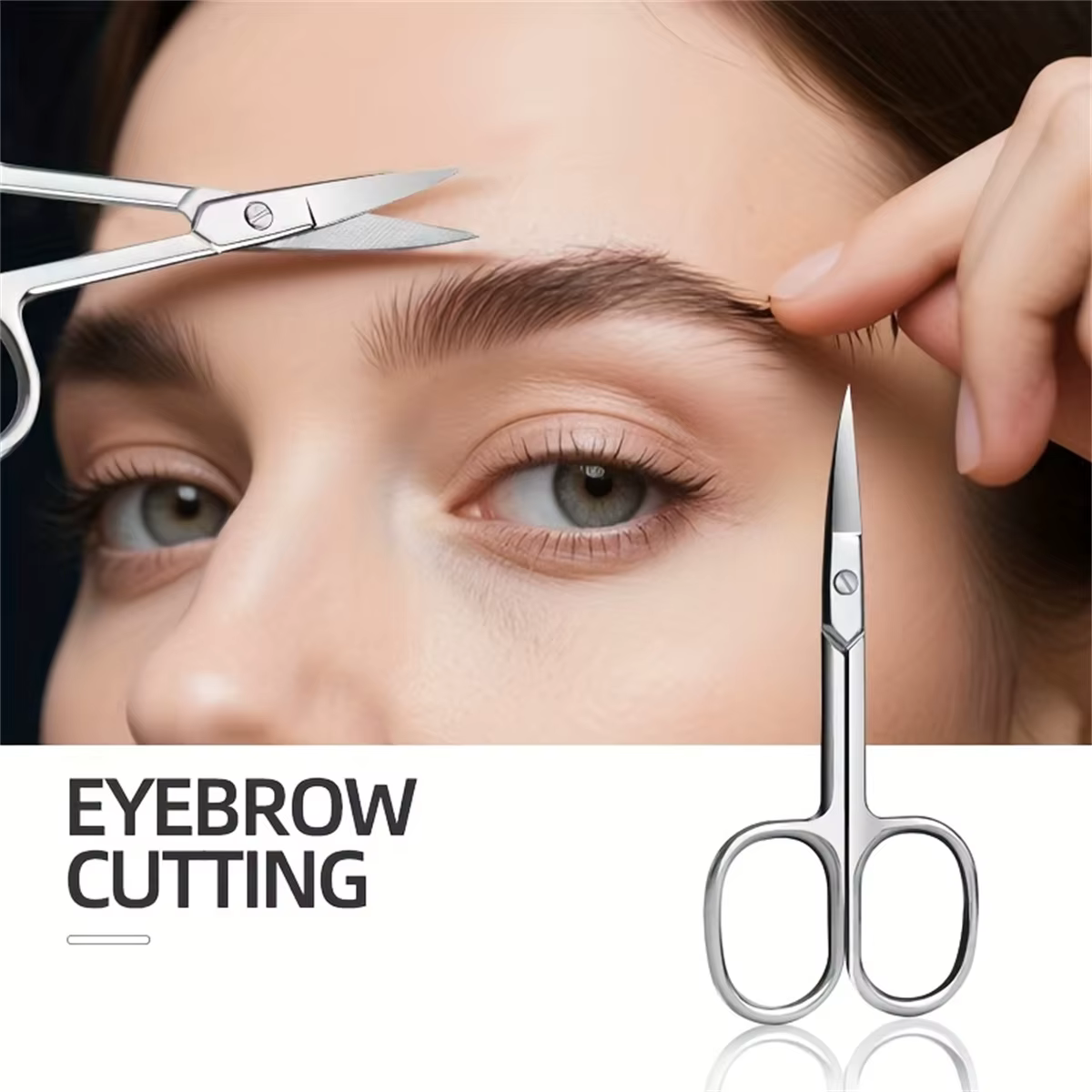 Épilation en acier inoxydable et oreille nez sourcils coupe Fine nez cisailles pour soins personnels du visage