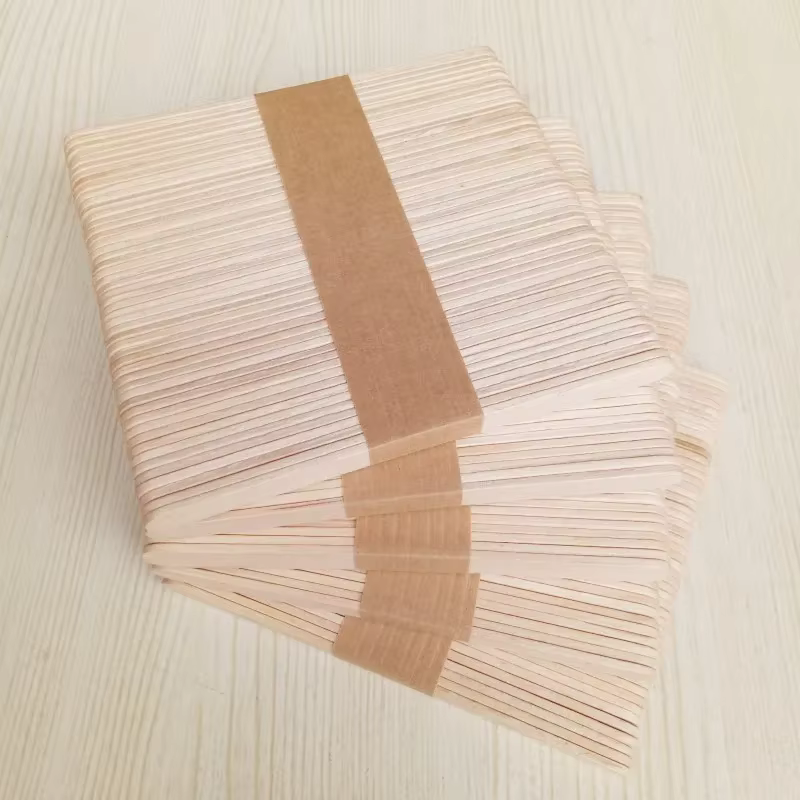 Bâtons d'épilation du corps en bois pour femme