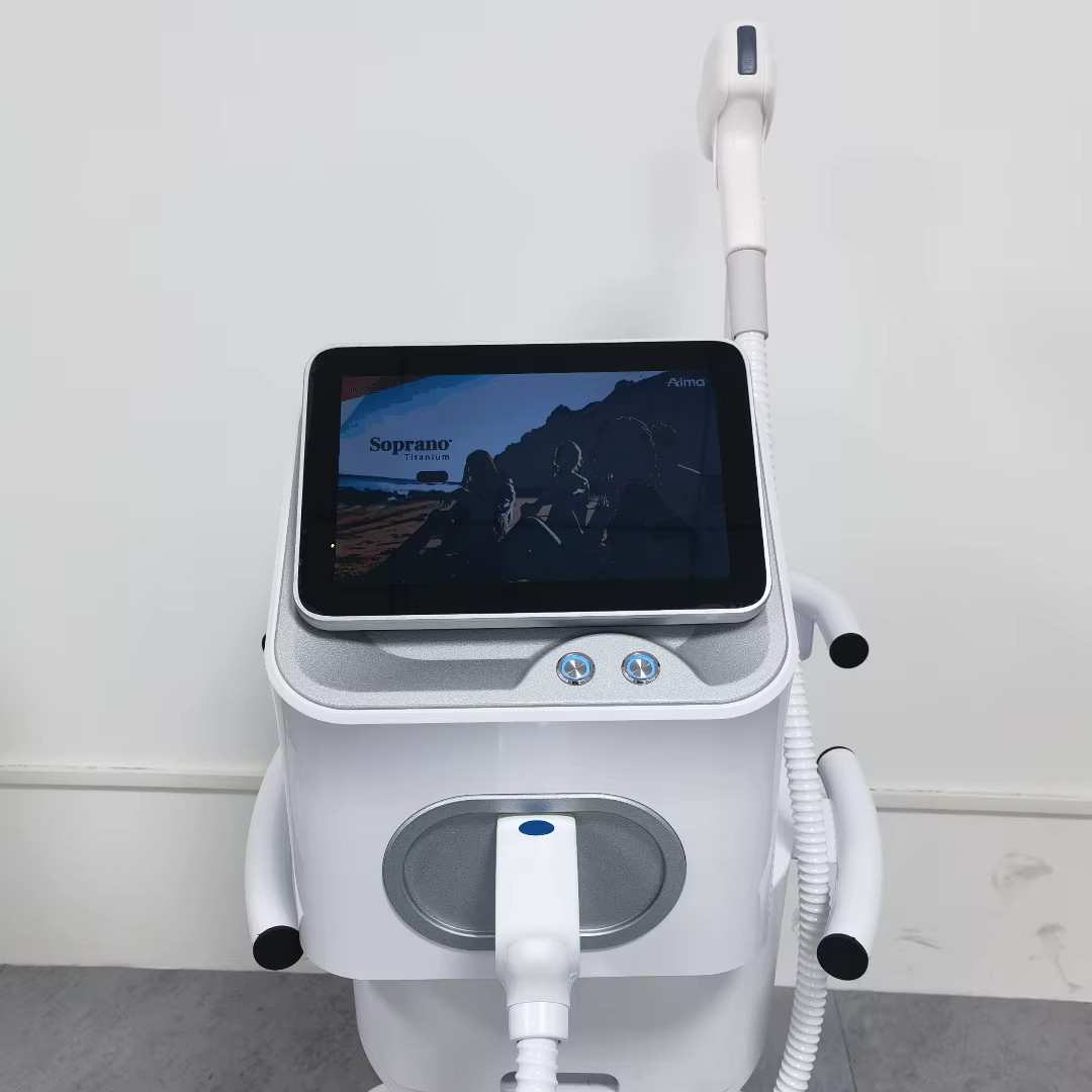 Promotion 2026 : Appareil d'épilation laser diode Soprano Ice Titanium 4000W avec 4 longueurs d'onde