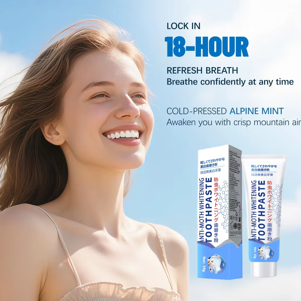 Dentifrice Soin des Gencives Élimination de la Plaque et des Taches Réduction de la Mauvaise Haleine Nettoyage en Profondeur Éclaircissant Usage Quotidien