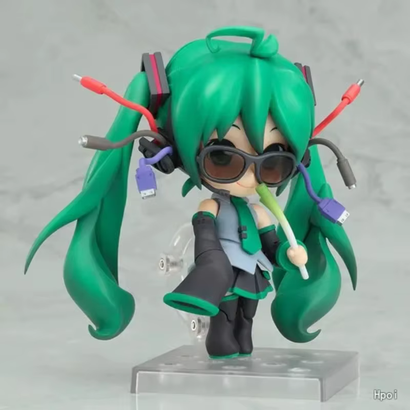 Nendoroid # 129 ABSOLUTE HMO Ver. Figurine d'anime en PVC mobile de 10 cm avec autocollants pour clavier, batterie et yeux