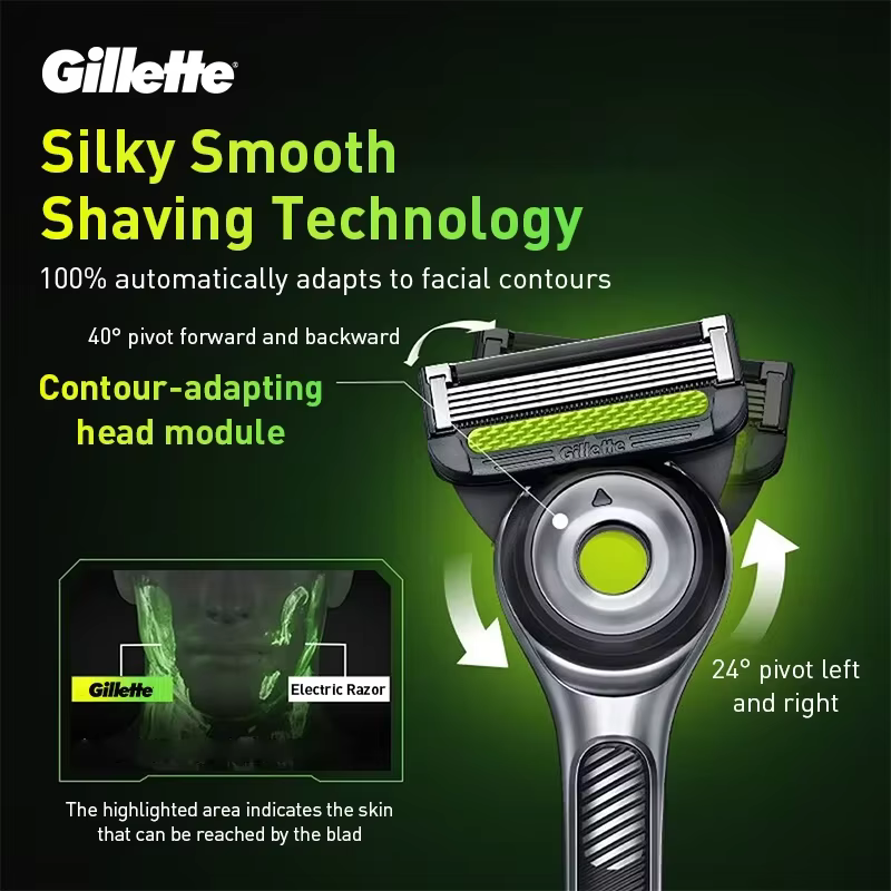 Rasoir Gillette Labs à 5 lames nanométriques
