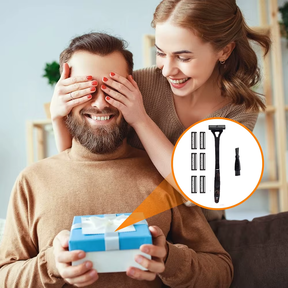 Nouveaux hommes dos rasoir cheveux corps