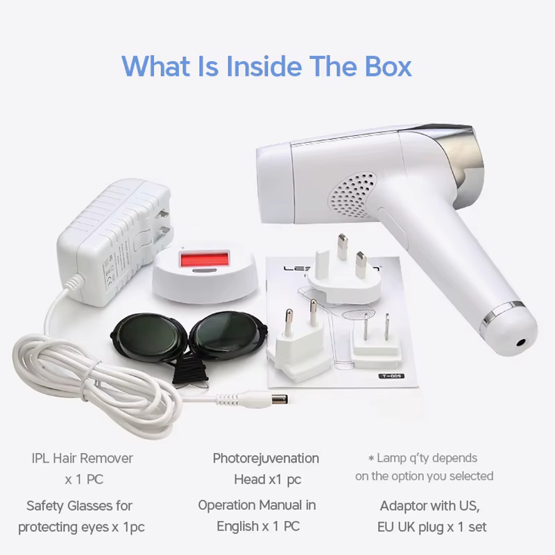 LESCOLTON - Epilateur laser 2-en-1 pour une épilation permanente