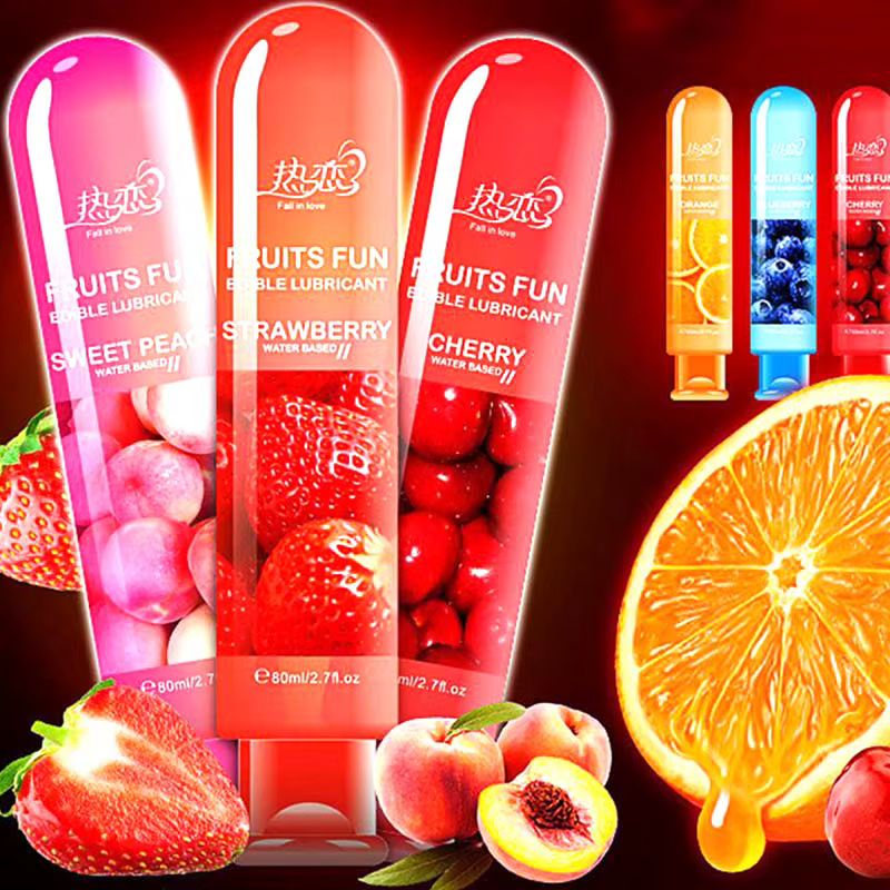 Lubrifiant fruité saveur de fraise lubrifiant lubrifiant sexuel lubrifiant à base d'eau sexe Oral sexe Anal Masturbation vagin orgasme Gel