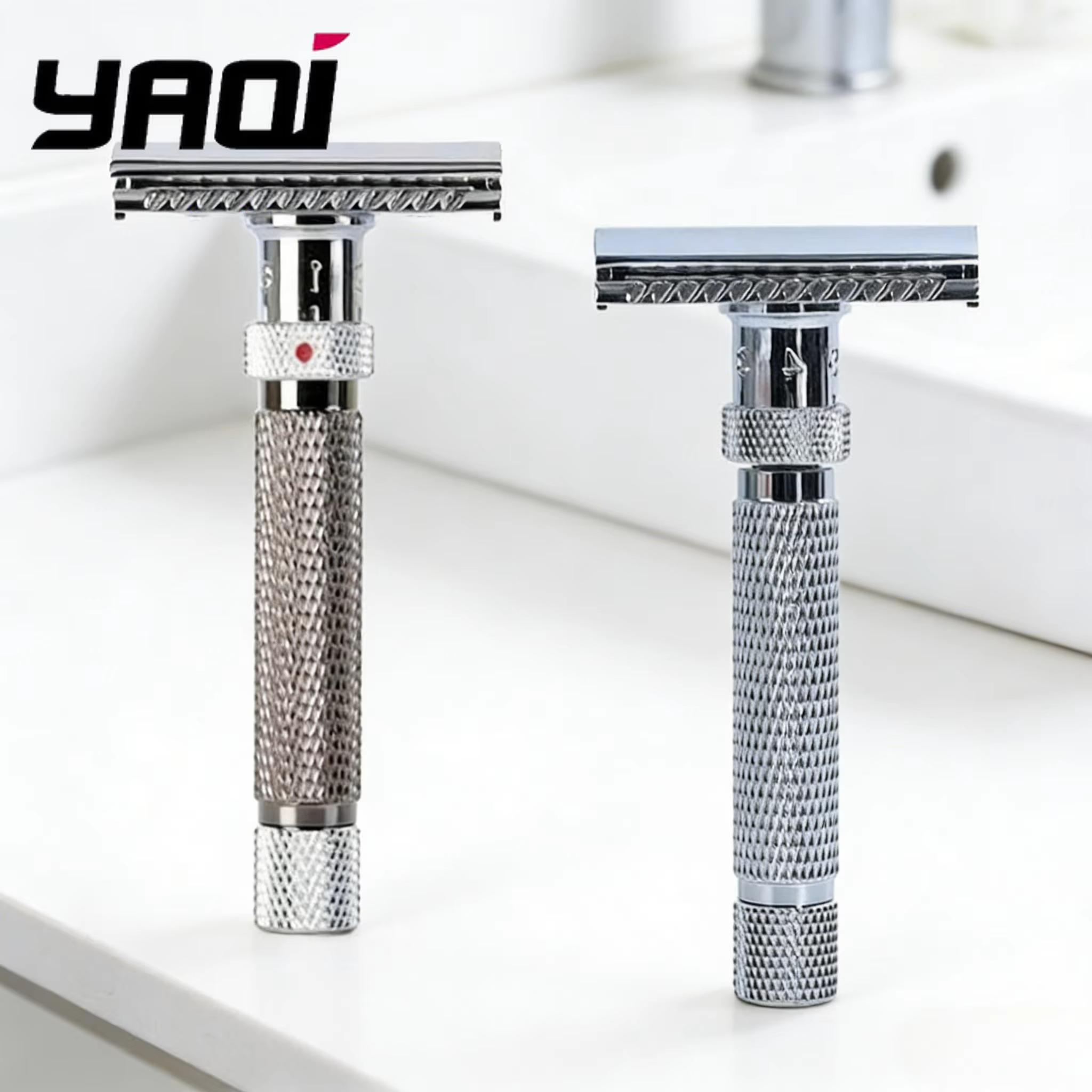 Nouveau rasoir de sécurité Yaqi 2026 réglable The Final Cut Chrome pour hommes