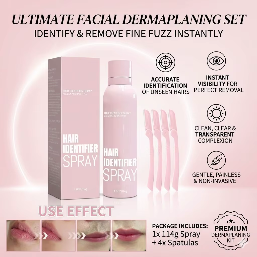 Spray d'identification des poils du visage 114g