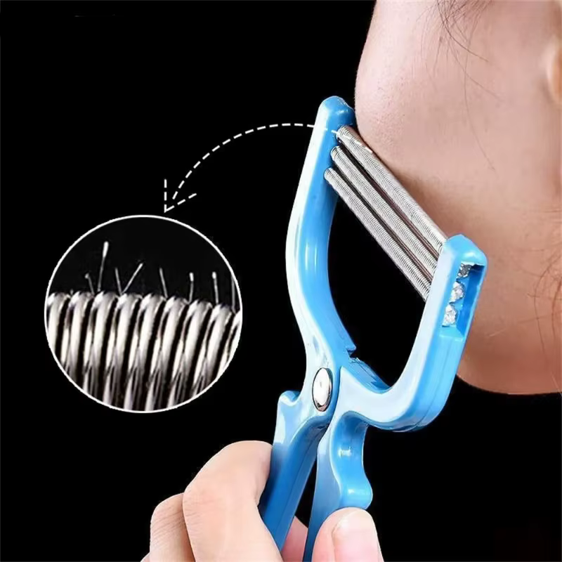 Facial Care Hair Remover Safe Handheld Spring Roller Female
