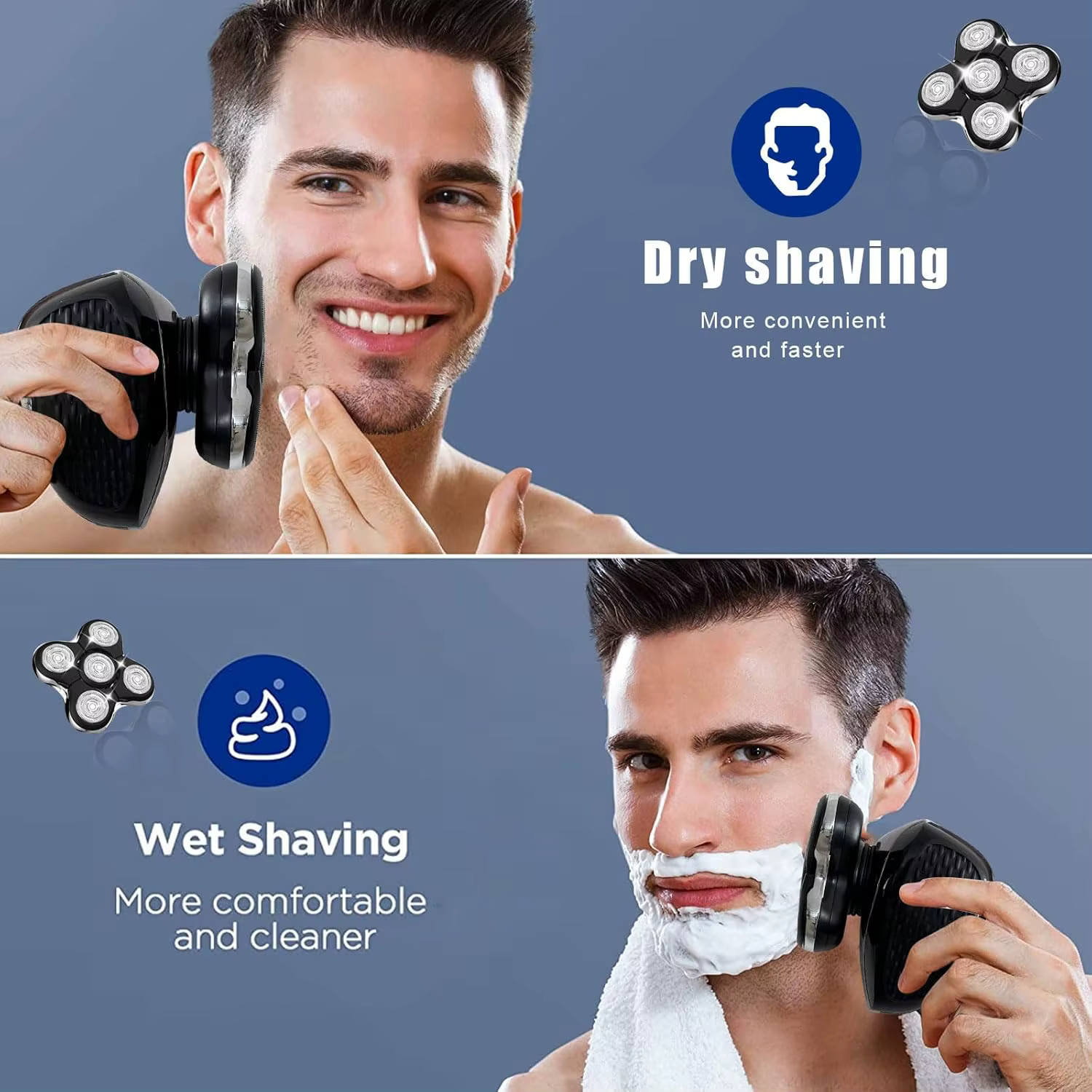 Tête de rechange compatible avec le rasoir Remington Balder Pro XR7000