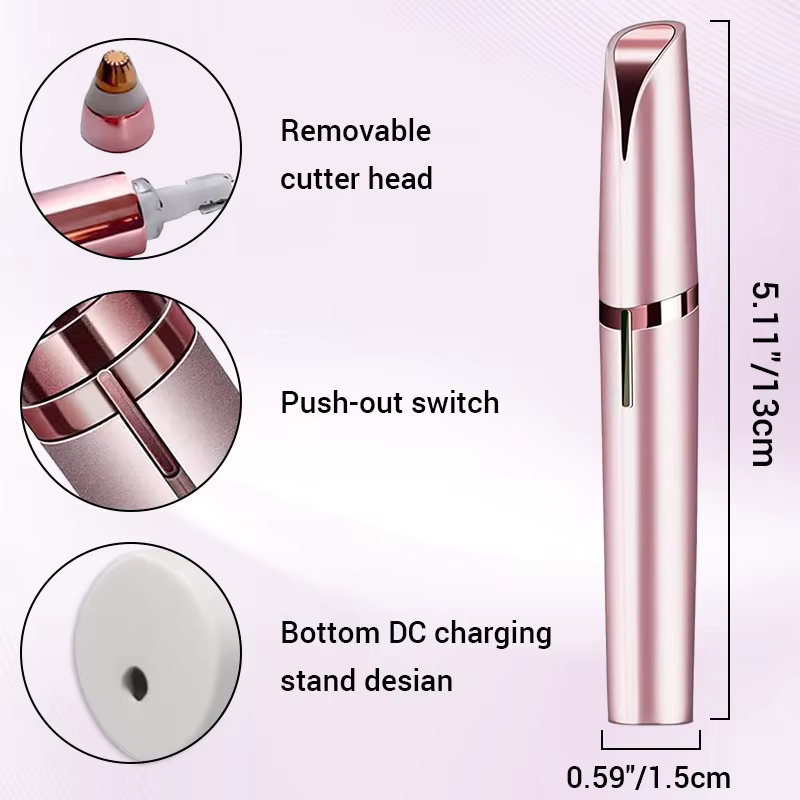Rasoir de sourcils électrique sécurité épilation