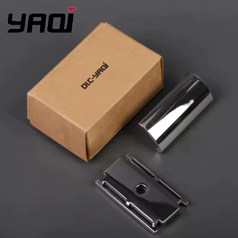 Yaqi Sentinel Ssp rasoir de sécurité à Double tranchant pour hommes tête polie en acier inoxydable 316 avec écart de lame de 1.35mm