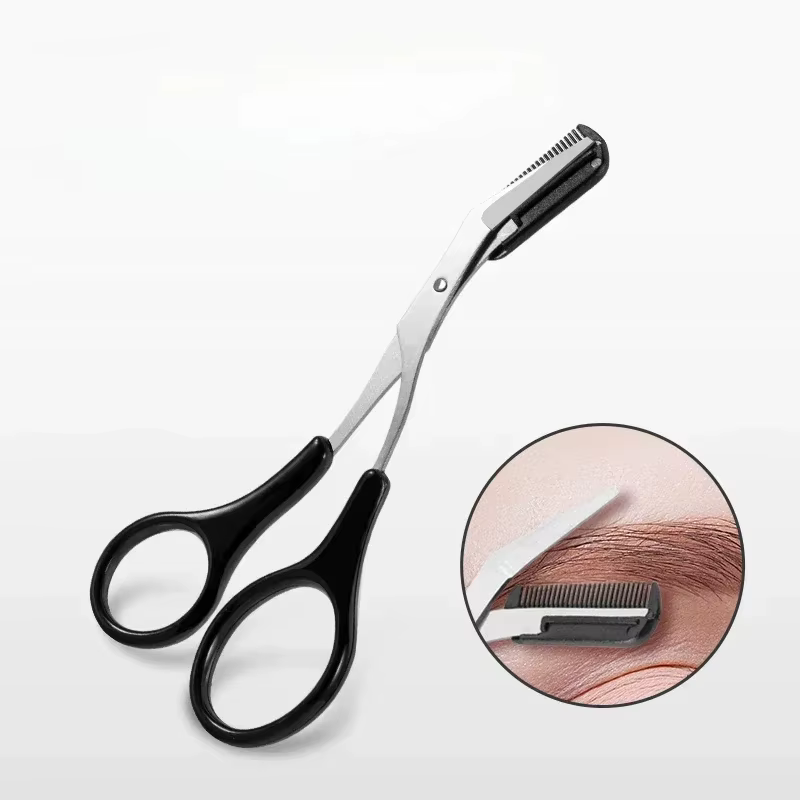 Ciseaux tondeuse à sourcils noirs