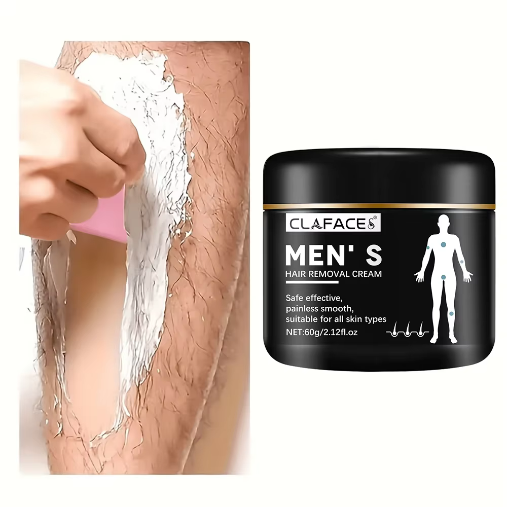 Crème d'épilation indolore pour hommes