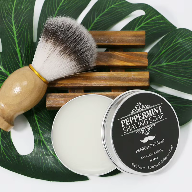 Savon de Rasage Artisanal pour Hommes – Texture Lisse