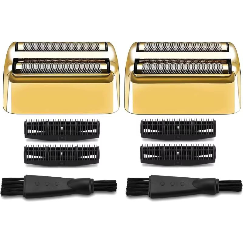 Têtes et lames de rechange compatibles avec le rasoir double BaBylissPRO FXRF2G FXFS2 Gold