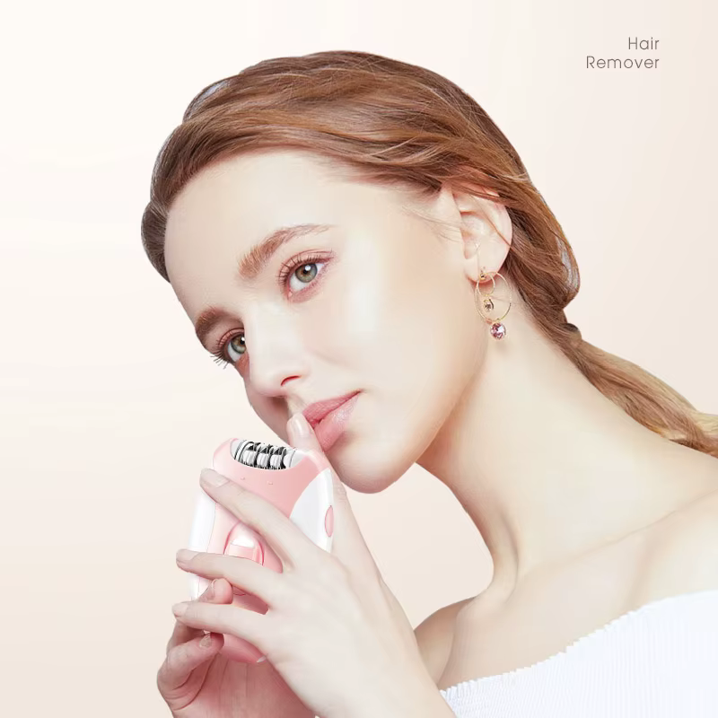Kemei-Épilateur électrique indolore pour femme