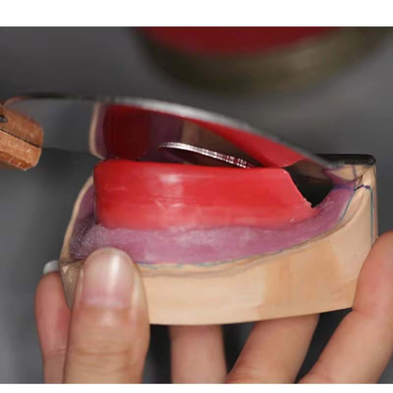 Pelle d'Avertissement Dentaire pour Dentiste, Traitement Complet des Prothèses Orales, Outils de Laboratoire