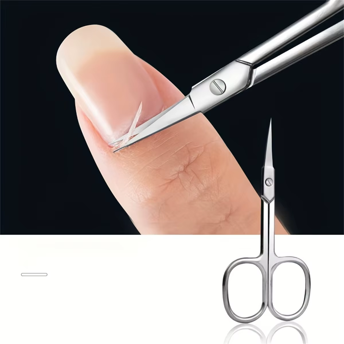 Épilation en acier inoxydable et oreille nez sourcils coupe Fine nez cisailles pour soins personnels du visage