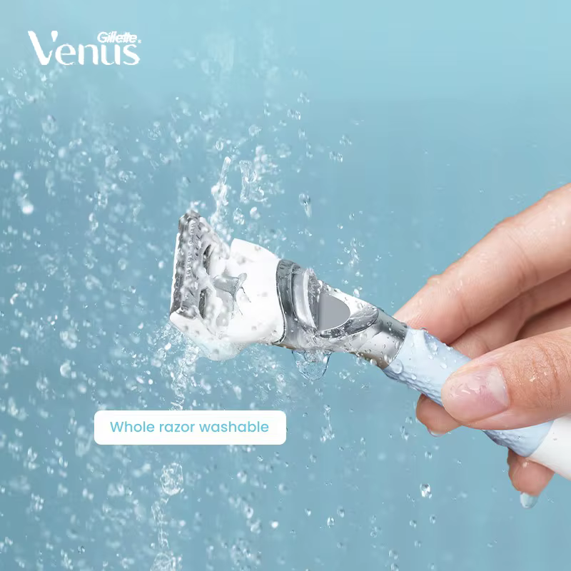 Gillette Venus rasoir de toilettage intime pour femmes cheveux publics et peau avec barre d'irritation brevetée épilation