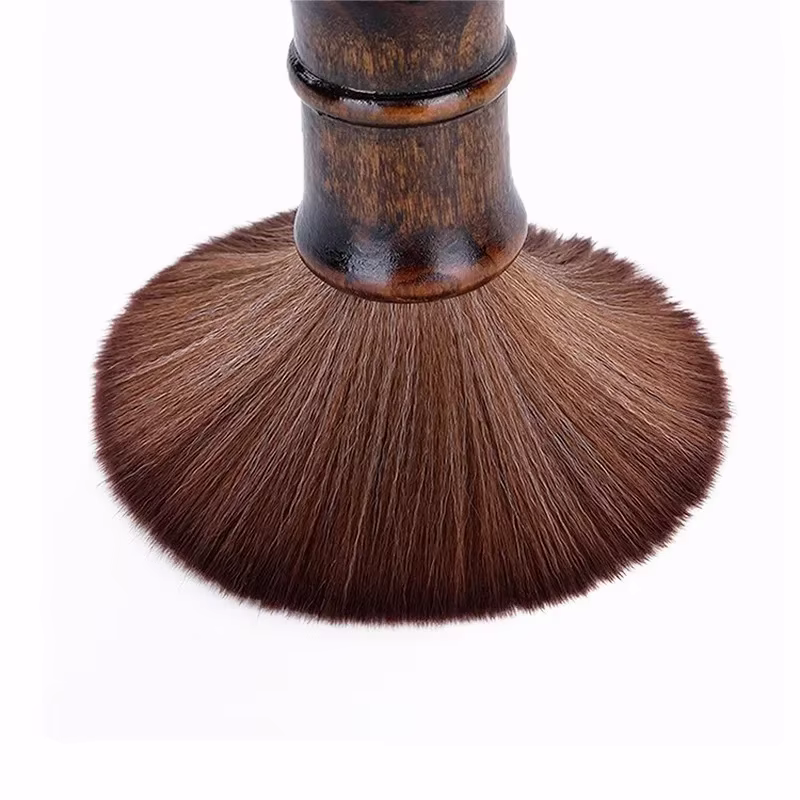 Savon à raser à l'ancienne, brosse moussante en bois pour salon de coiffure