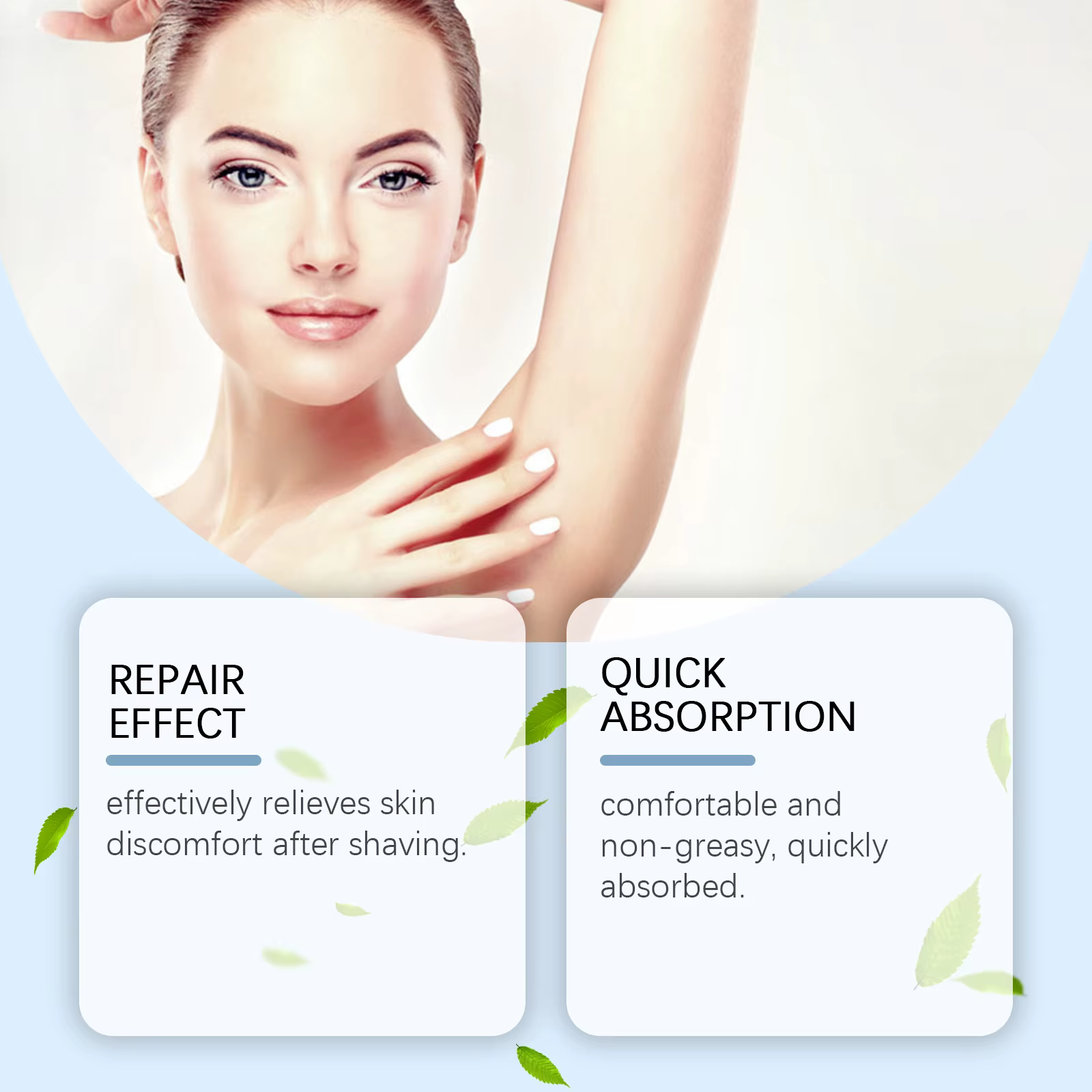 Crème après épilation hydratante