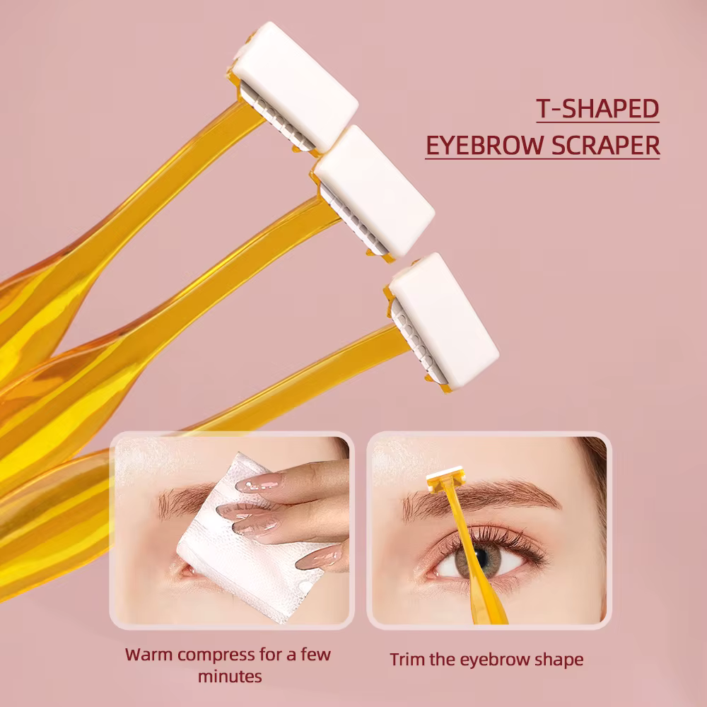 3 ensembles de rasoirs à sourcils