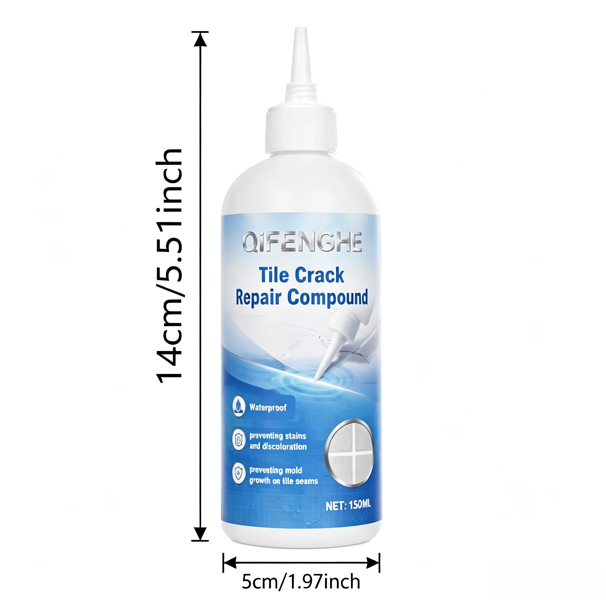 Agent d'étanchéité pour carrelage, remplissage des joints de carrelage sales, imperméabilisant, anti-moisissure, anti-taches, protection des surfaces de carrelage de cuisine et de salle de bain