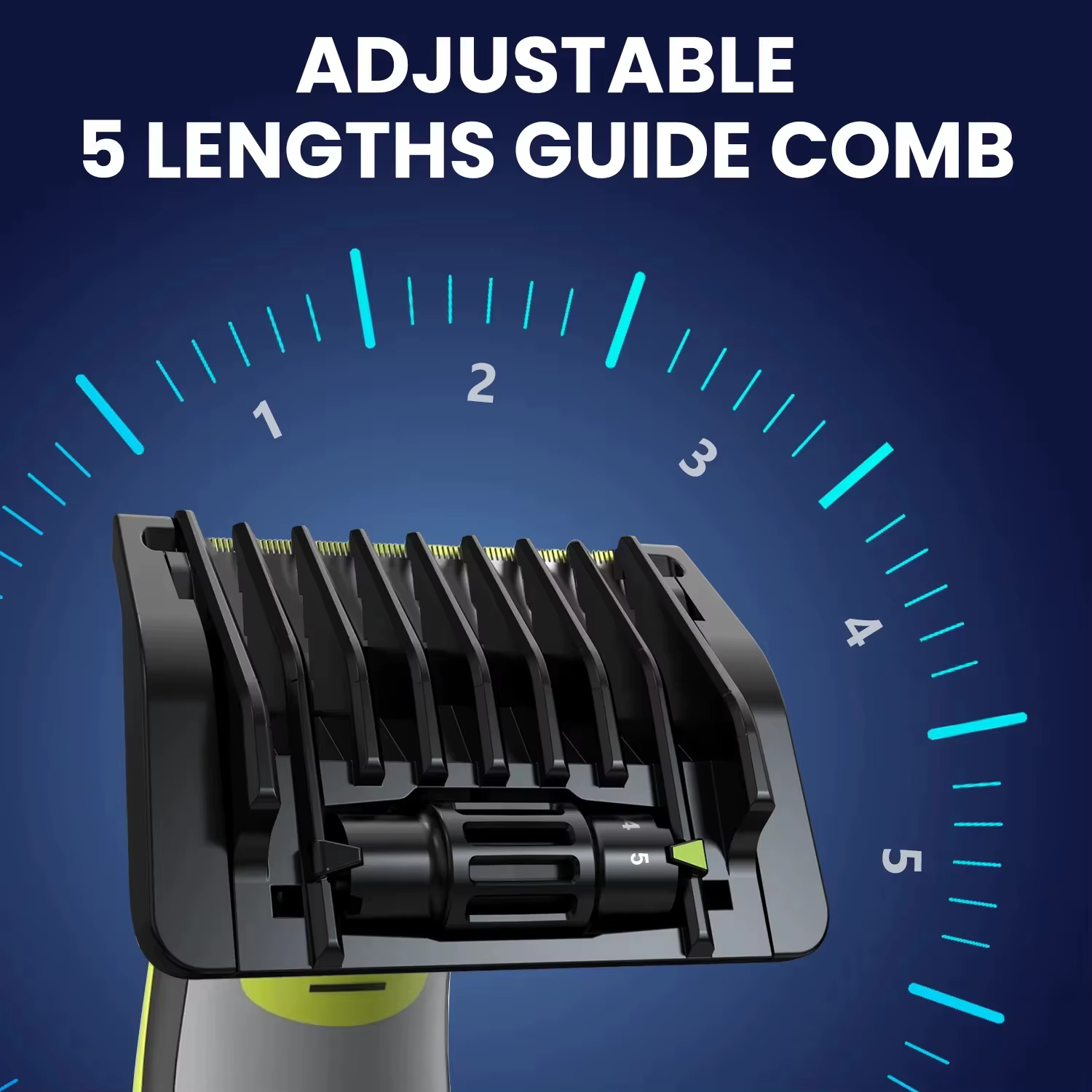 Peigne de guidage 5-en-1 OneBlade pour tondeuse à barbe