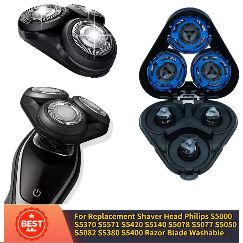 Tête de rasoir de remplacement SH50 pour Philips série 5000 S5370 S5571 S5420 S5140 S5078 S5077 S5050 S5082 S5380 S5400