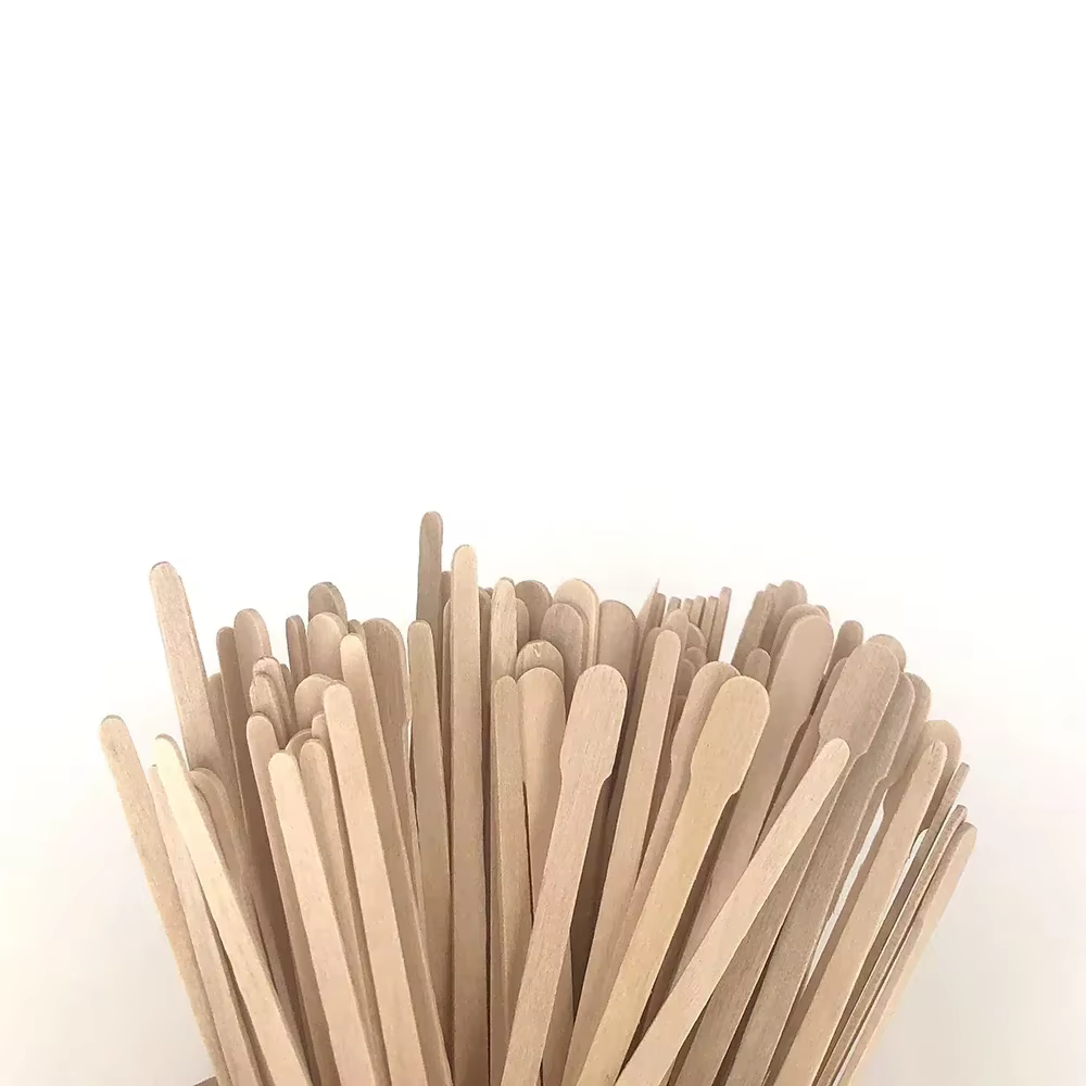 Bâtons d'épilation du corps en bois pour femme