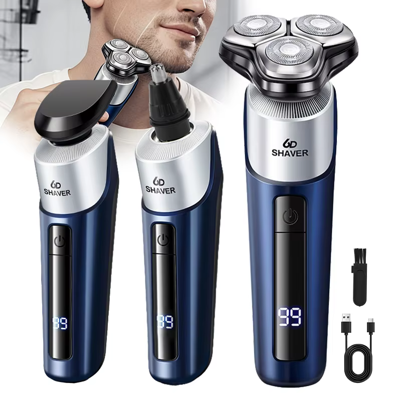 Ensemble de soins pour hommes : rasoir à trois lames