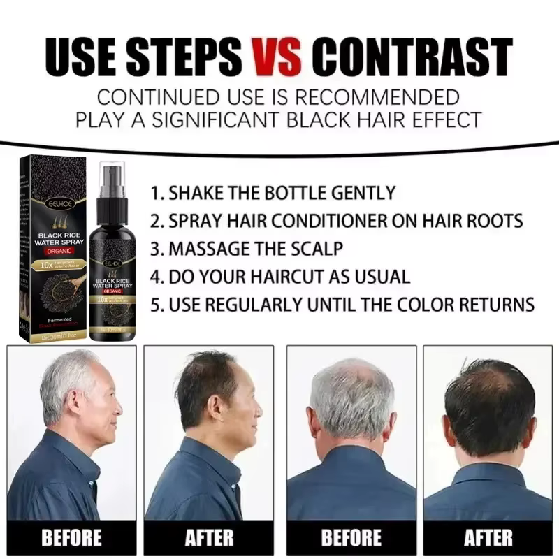 Sérum de traitement pour cheveux gris et blancs