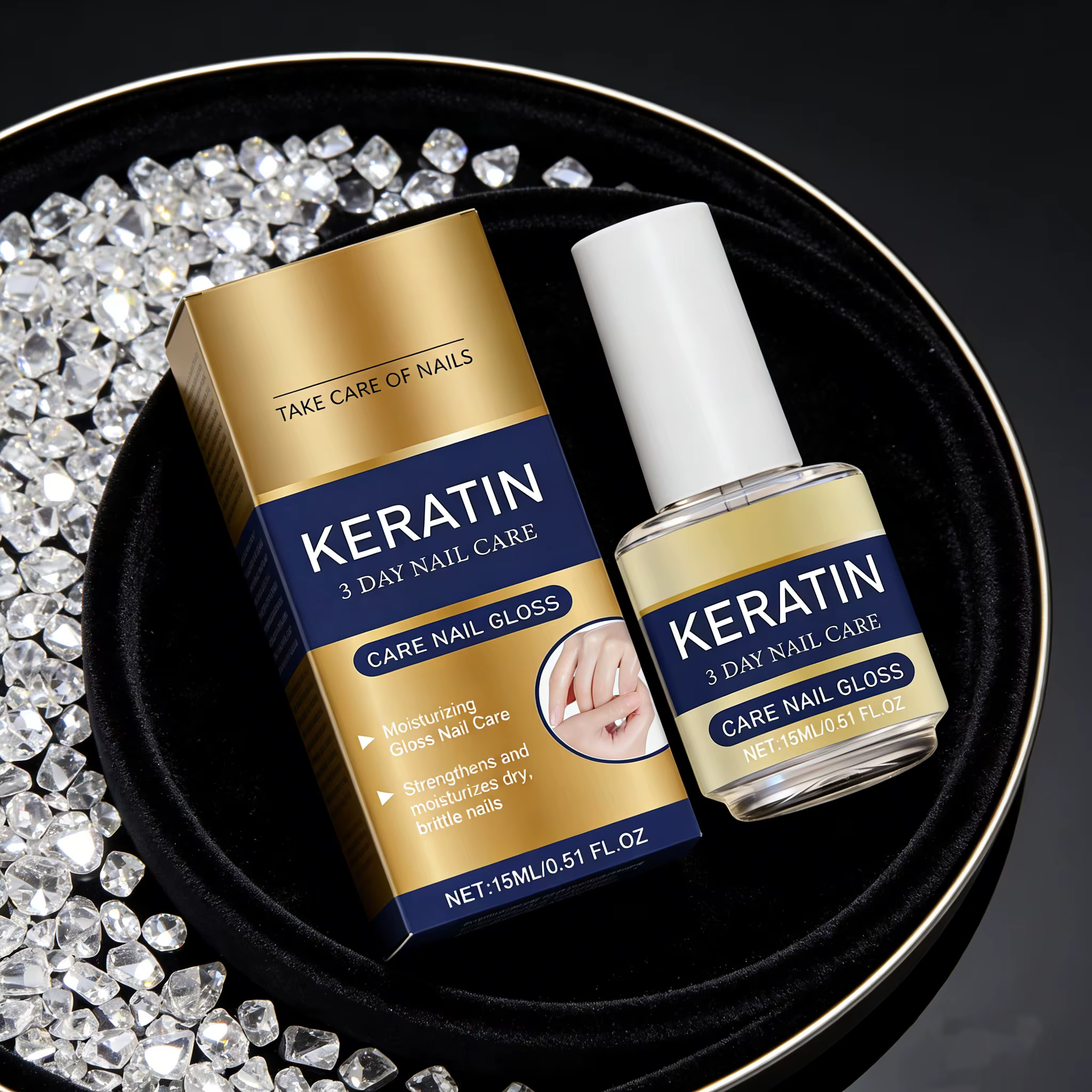 Sérum de Soin des Ongles : Traitement Nutritionnel pour Ongles Abîmés, Renforce, Illumine et Améliore la Santé des Bords – Fournitures Professionnelles, Essences Nourrissantes pour Mains et Ongles