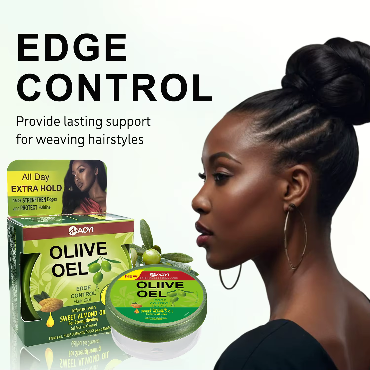 Gel de cire d'huile d'olive