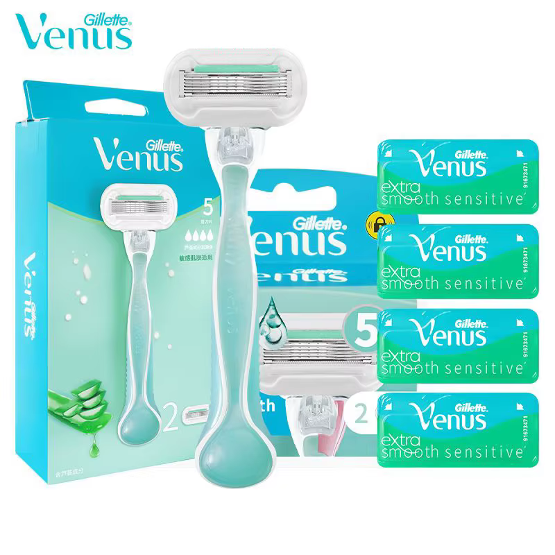 Gillette Venus rasoir femme 5 couches lame lames lisses couteau d'épilation