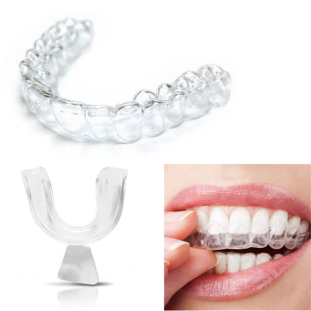 Protège-dents de nuit en silicone pour soins dentaires
