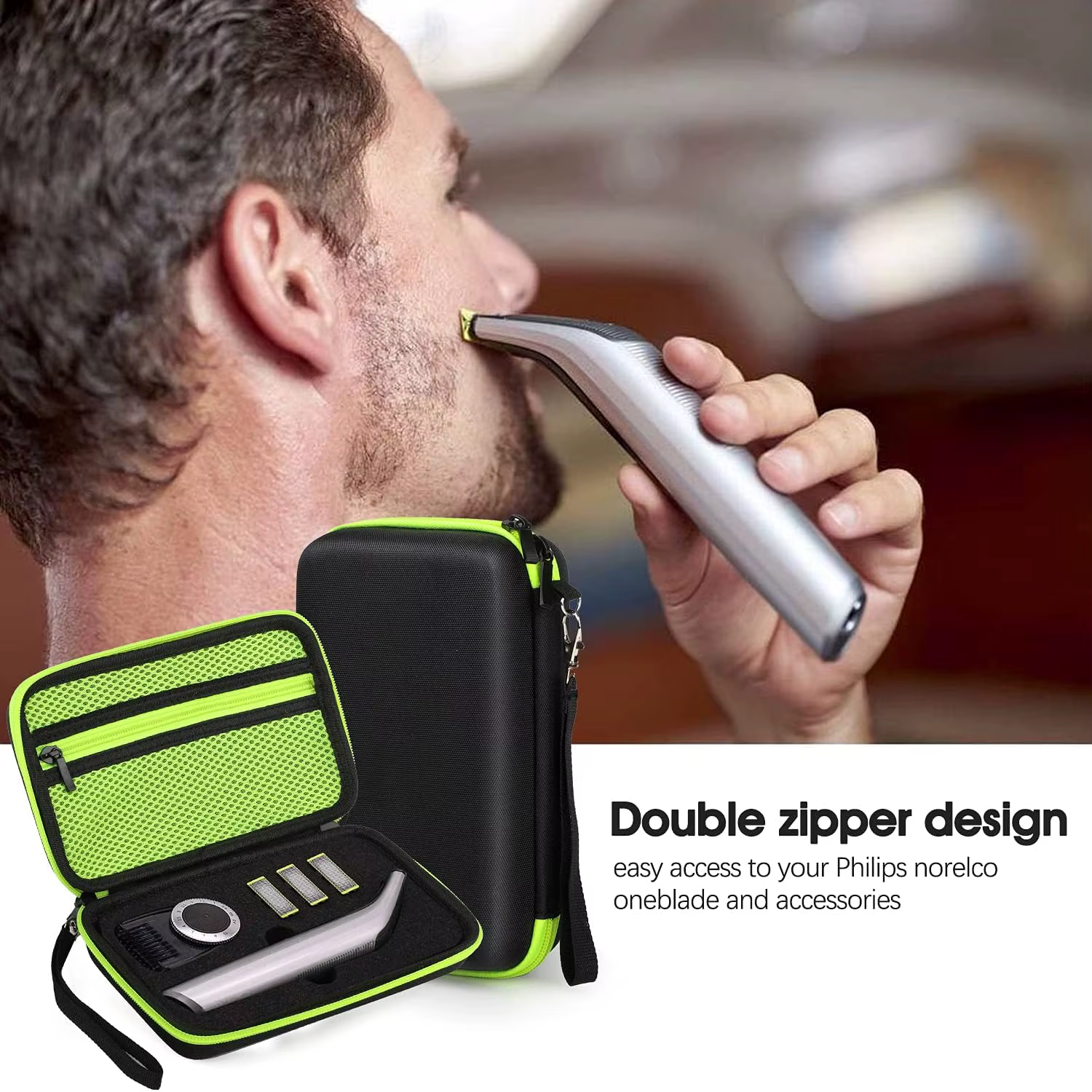 Sac rigide étanche, étui de voyage pour rasoir électrique Philips Pro QP6520/70 QP6510/70 QP6530/70 QP6550/70